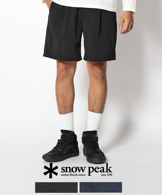  peak スノーピーク Breathable Quick Dry Shorts ドライ ショートパンツ 短パン メンズ レディース 速乾 通気性 エコ素材 春 夏 夏用 無地 シンプル アウトドア snow peak（スノーピーク） Breathable Quick Dry Shorts ドライ