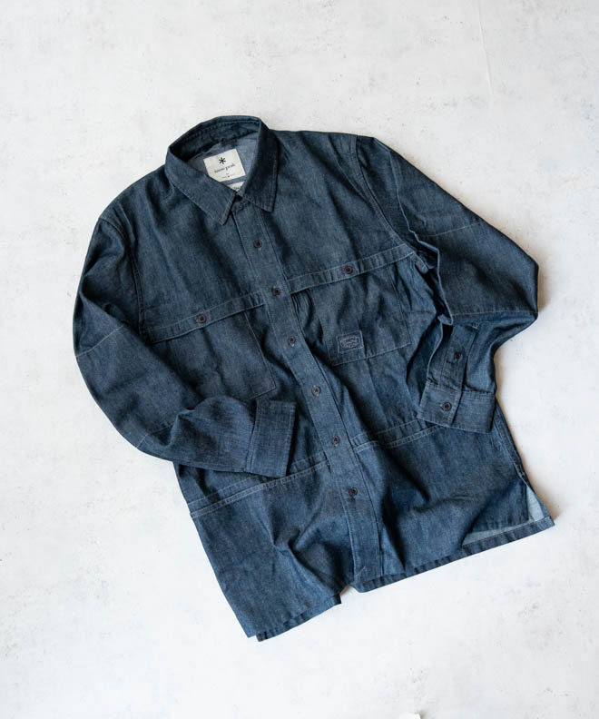 snow peak スノーピーク TAKIBI Light Denim Utility Shirt 焚火