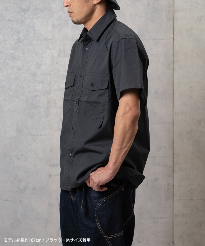 snow peak スノーピーク TAKIBI Light Ripstop Shirt シャツ 半袖 メンズ レディース 春 夏 かっこいい かわいい ナチュラル ブルー ネイビー ブラック