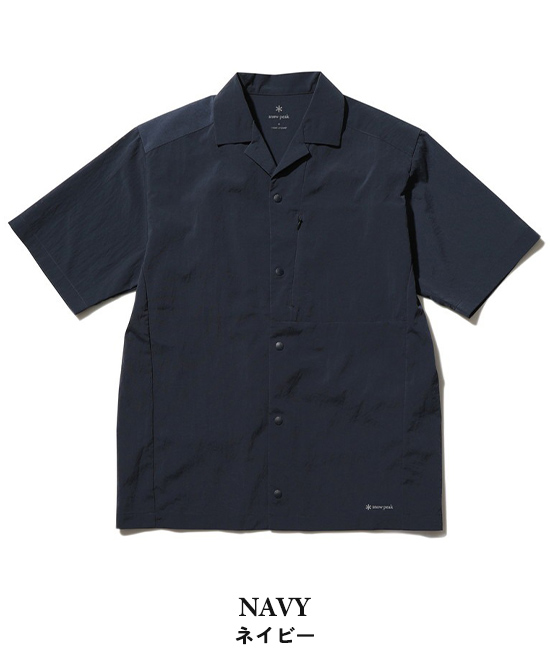【美品】 peak スノーピーク 半袖シャツ ナイロン XS snow peak（スノーピーク） Breathable Quick Dry Shirt ドライ
