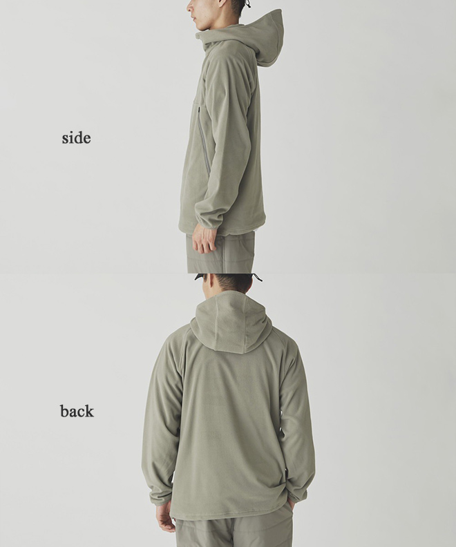 snow peak（スノーピーク） Micro Fleece Half zip Hoodie マイクロ