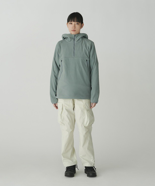 snow peak（スノーピーク） Micro Fleece Half zip Hoodie マイクロ