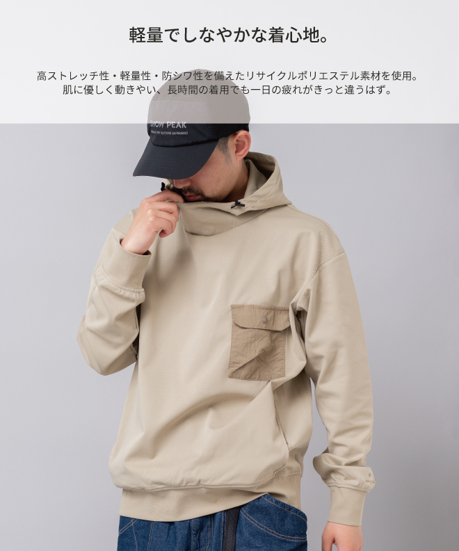 snow peak snowpeak スノーピーク Insect Shield Hoodie