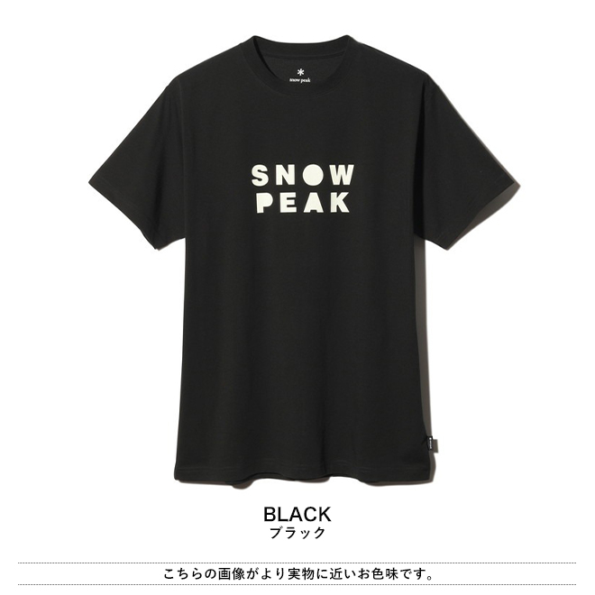 snowpeak スノーピーク T-Shirt CAMPER 半袖 Tシャツ ソフト ロゴ ショート スリーブ 吸水速乾 インナー トップス メンズ レディース アウトドア 春 夏 | snow peak | 01