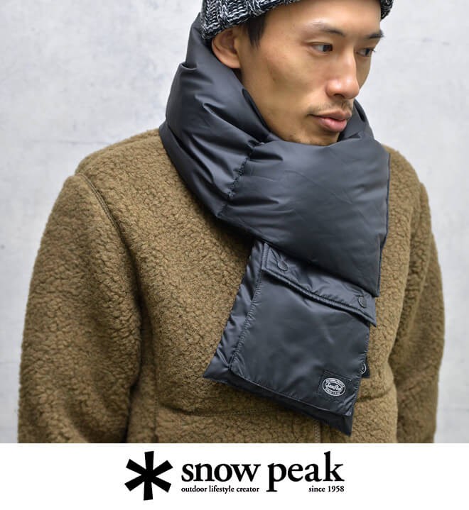 Snow Peak スノーピーク ダウンストール ジャケット マフラー 軽量 防寒 保温 冬 メンズ レディース Sn Ug787 Nakota 通販 Yahoo ショッピング