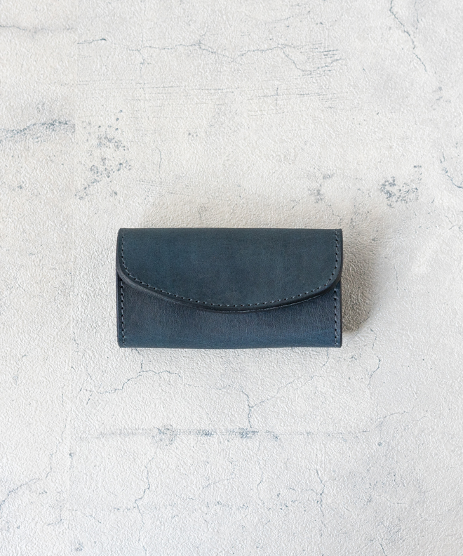REACT リアクト INDIGO KEY CASE SOLID INDIGO キーケース 牛革 レザーキーケース 日本製 鍵入れ 