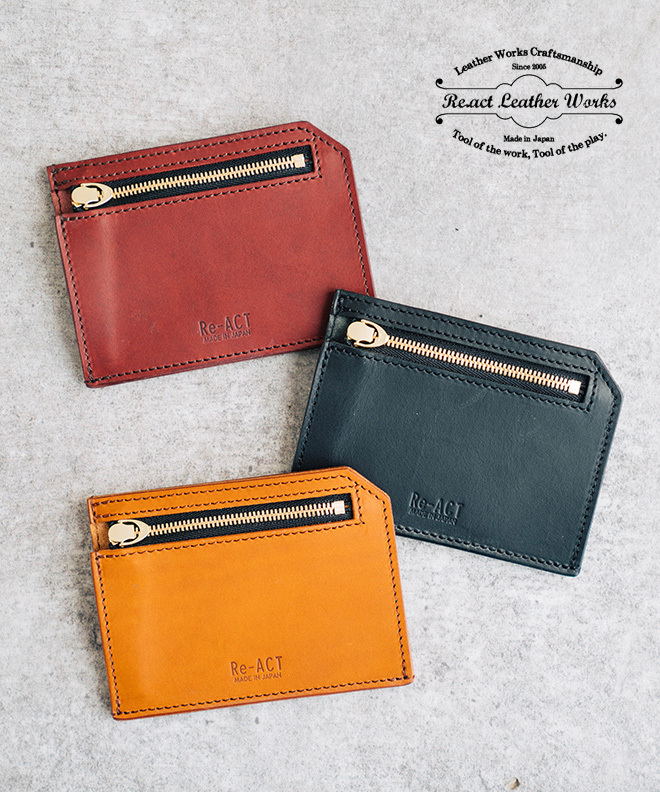 RE.ACT（リアクト） Liscio Slim Wallet フラグメントケース