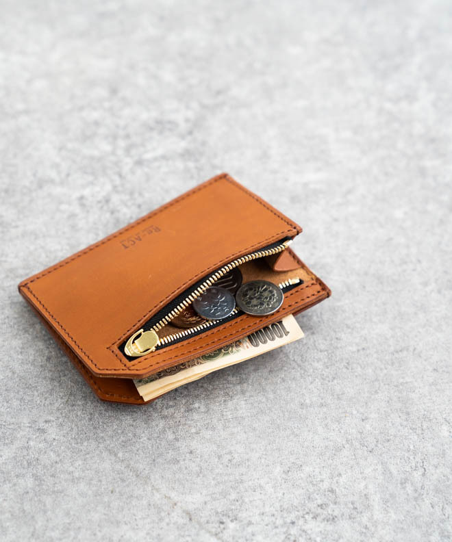 RE.ACT（リアクト） 「爆買」RE.ACT Liscio Slim Wallet フラグメント