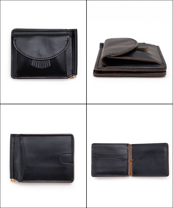 RE.ACT（リアクト） Re-ACT Chromexcel Leather Fringe Money Clip