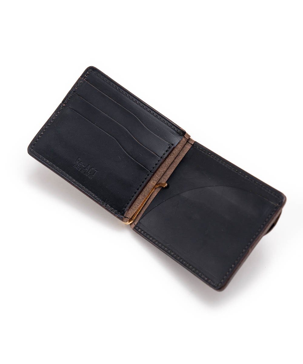 RE.ACT（リアクト） Re-ACT Chromexcel Leather Fringe Money Clip
