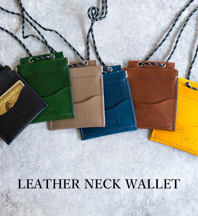 RE.ACT（リアクト） × O.K. NECK WALLET オーケー ネックウォレット