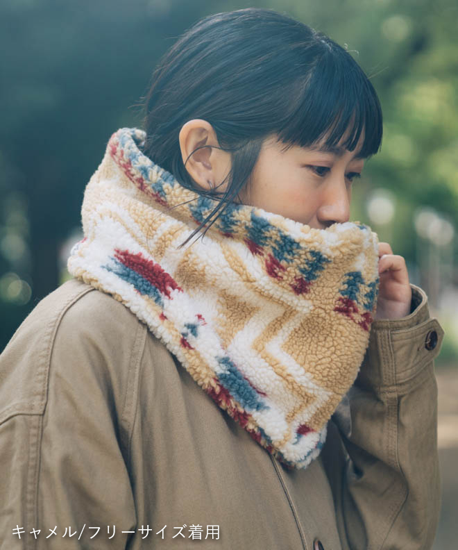 PENDLETON ペンドルトン BOA NECK WARMER ネックウォーマー ボア メンズ レディース お洒落 キャンプ お洒落 可愛い 冬  プレゼント 30代 40代 50代 60代