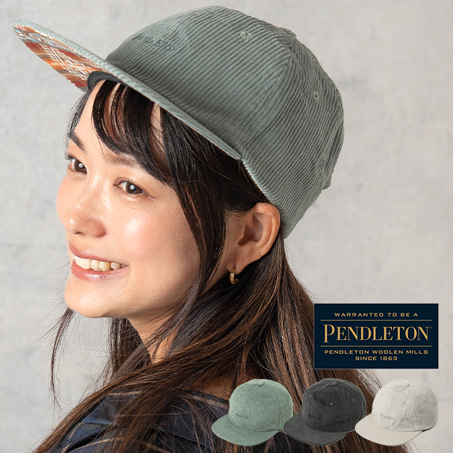 PENDLETON CORDUROY CAP コーデュロイ キャップ 帽子 冬 秋 キャンプ レディース メンズ 暖かい 防寒 防寒アイテム｜nakota｜04