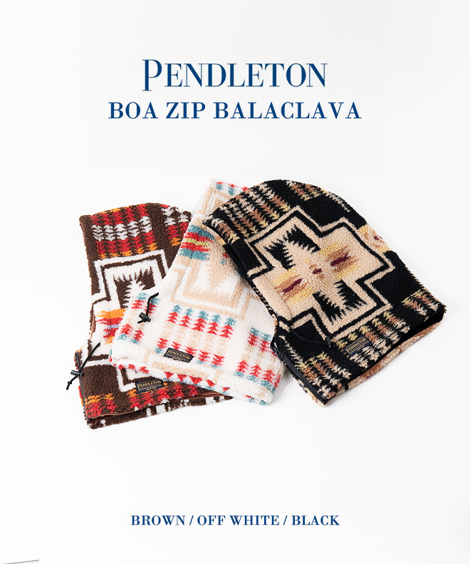 PENDLETON（ペンドルトン） BOA ZIP BALACLAVA ボア ジップ バラクラバ