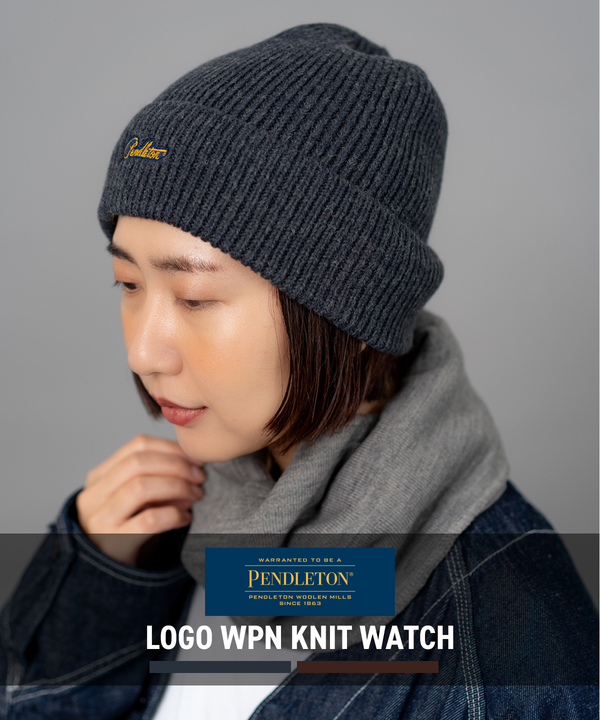 PENDLETON（ペンドルトン） LOGO WPN KNIT WATCH ロゴ ニットワッチ