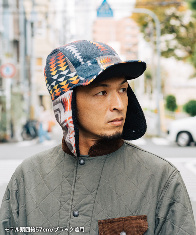 PENDLETON×TAIONペンドルトン タイオン REVERSIBLE WARM CAP フライト