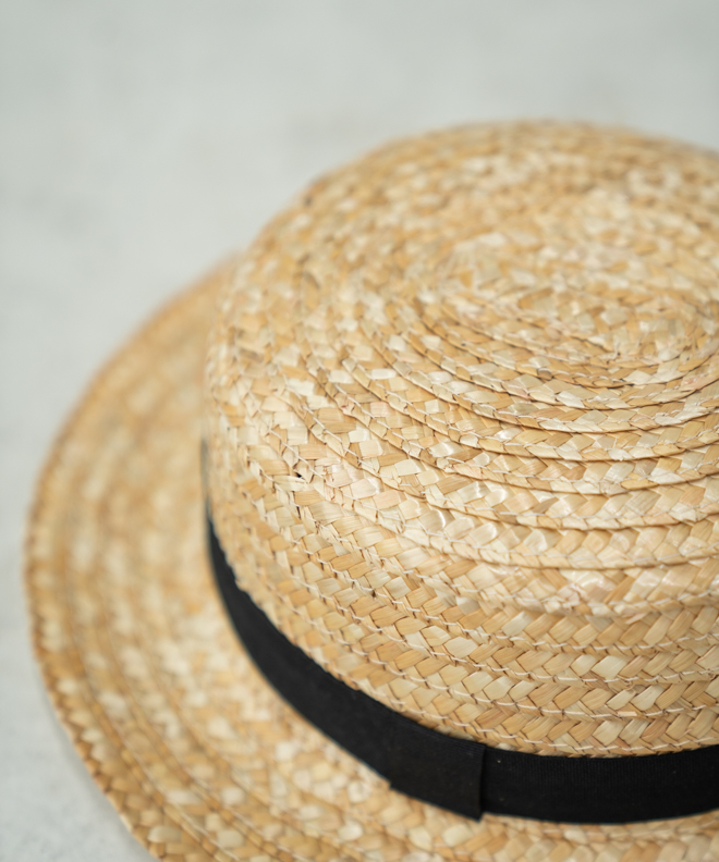 カンカン帽子 ストローハット 麦わら帽子 耐久性 軽い 強い シンプル アウトドア