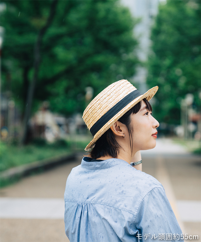 カンカン帽子 ストローハット 麦わら帽子 耐久性 軽い 強い シンプル アウトドア