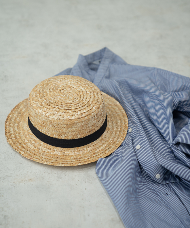 カンカン帽子 ストローハット 麦わら帽子 耐久性 軽い 強い シンプル アウトドア