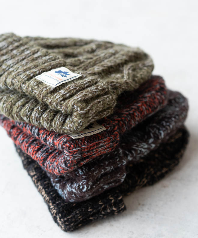 LOGOS ロゴス ミックスケーブルワッチ ニット帽 柔らかい 無地 メンズ レディース 防寒 秋 冬 おしゃれ 可愛い アウトドア キャンプ