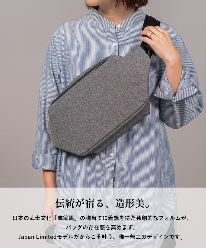 美品 コートエシエル Isarau Eco Yarn ボディバッグ グレー コートエシェル cote&ciel コートエシエル ボディバッグ ワン