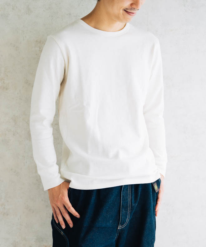 GOHEMP ゴーヘンプ BASIC LONG SLEEVE TEE MENS 長袖Tシャツ ロングスリーブ ウェア ベーシック メンズ 男性 ヘンプ  コットン ウール 暖かい プレゼント 父の日