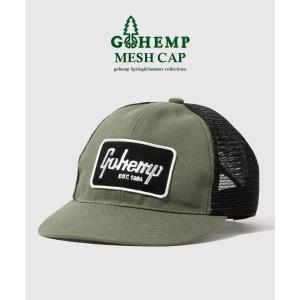 GOHEMP ゴーヘンプ MESH CAP メッシュキャップ 帽子 キャップ ワッペン メンズ レデ...