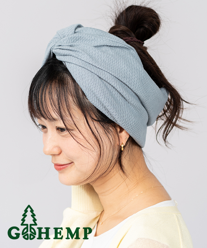 LGBターバンヘアバンド GOHEMP ゴーヘンプ ターバン ヘアバンド 帽子 お洒落 おしゃれ