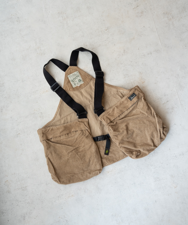 GOHEMP ゴーヘンプ TRAVEL CARGO VEST ベスト メンズ レディース キャンプ 大容量