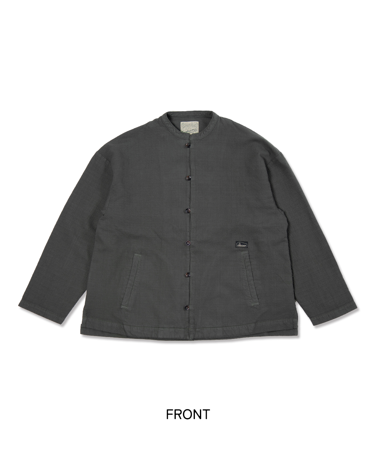 GOHEMP（ゴーヘンプ） MAO COLLAR JACKET ジャケット ヘンプコットン