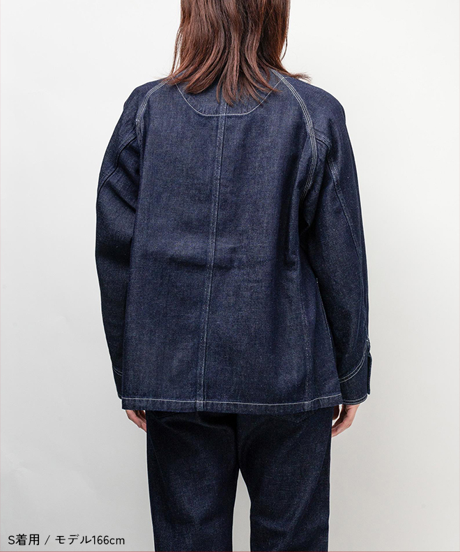 GOHEMP（ゴーヘンプ） NO COLLAR COVER ALL onewash ワンウォッシュ
