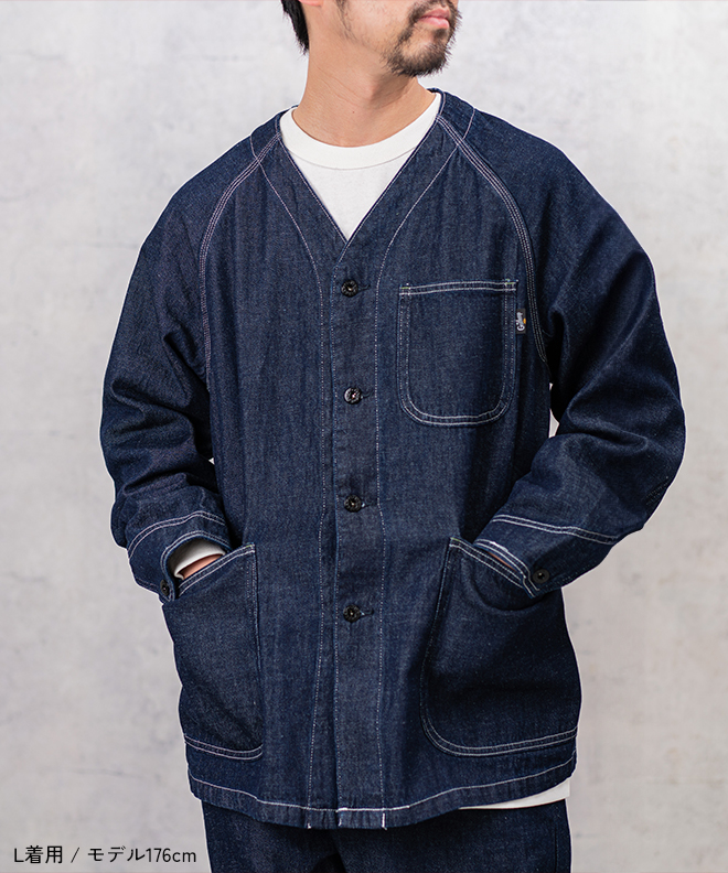 GOHEMP（ゴーヘンプ） NO COLLAR COVER ALL onewash ワンウォッシュ