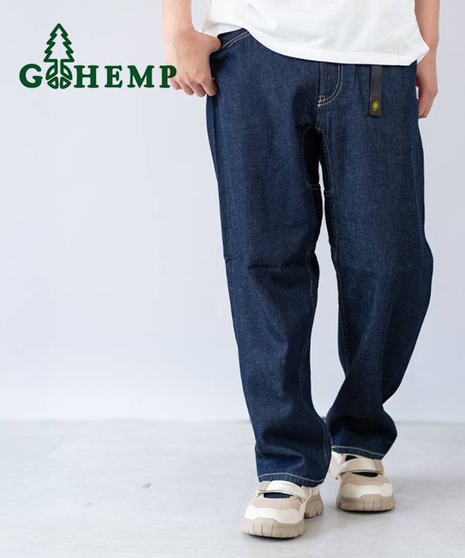 【価格46200円】PACHMAN PEGGED PANTS パンツ ボトムス GOHEMP（ゴーヘンプ） デニム パンツ ワンウォッシュ EASY 5POCKET