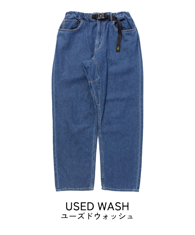 GOHEMP（ゴーヘンプ） デニム パンツ ユーズドウォッシュ EASY 5POCKET