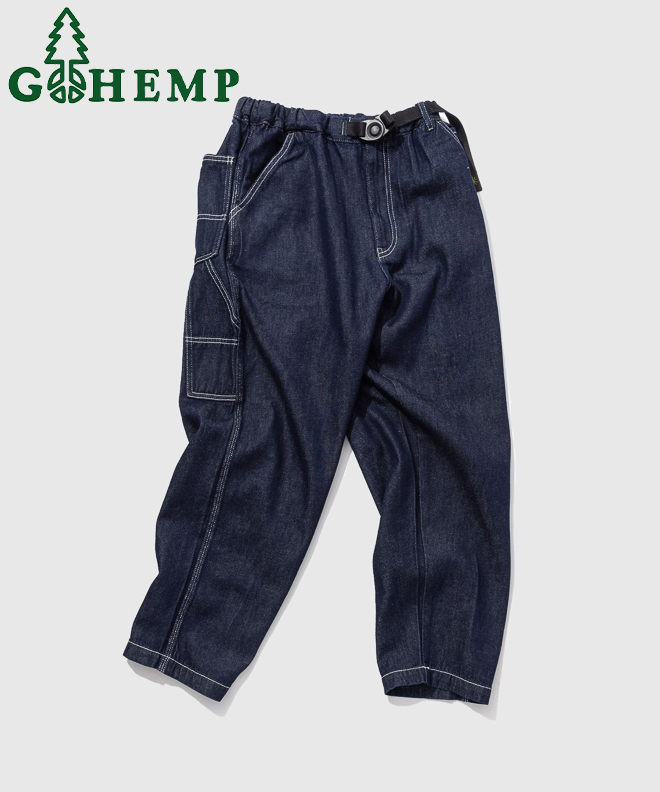 GOHEMP 裏起毛デニムアノラック　Lサイズ　ゴーヘンプ 美品 yd-ghj6160rmk_4.jpg