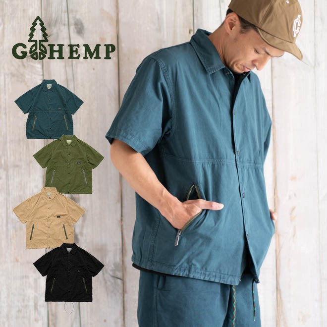 GOHEMP ゴーヘンプ HEMP JAM SHIRTS ヘンプジャムシャツ 半袖 キャンプ