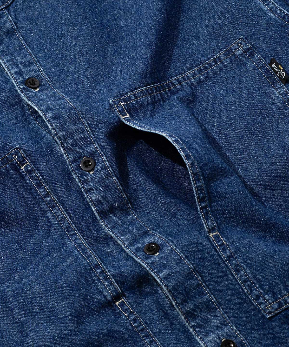 GOHEMP（ゴーヘンプ） WORK'N NO COLLAR SHIRTS メンズ レディース