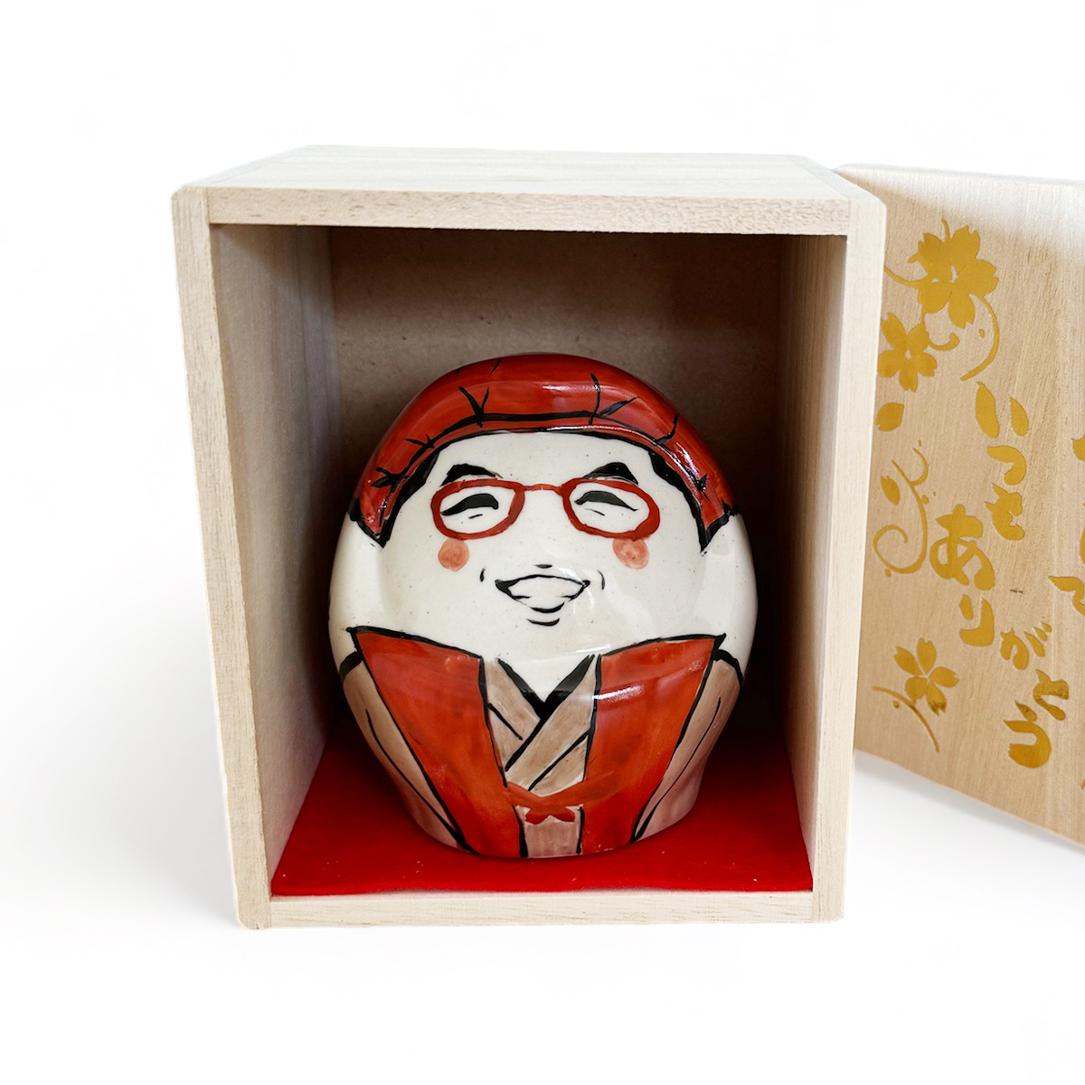 似顔絵 名入れ プレゼント ギフト 長寿 ゆるかわ 福ふくだるま 単品