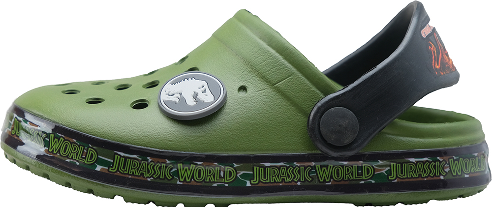 18㌢☆Jurassic world　恐竜　上靴　カーキ　❇新品❇靴❇男の子