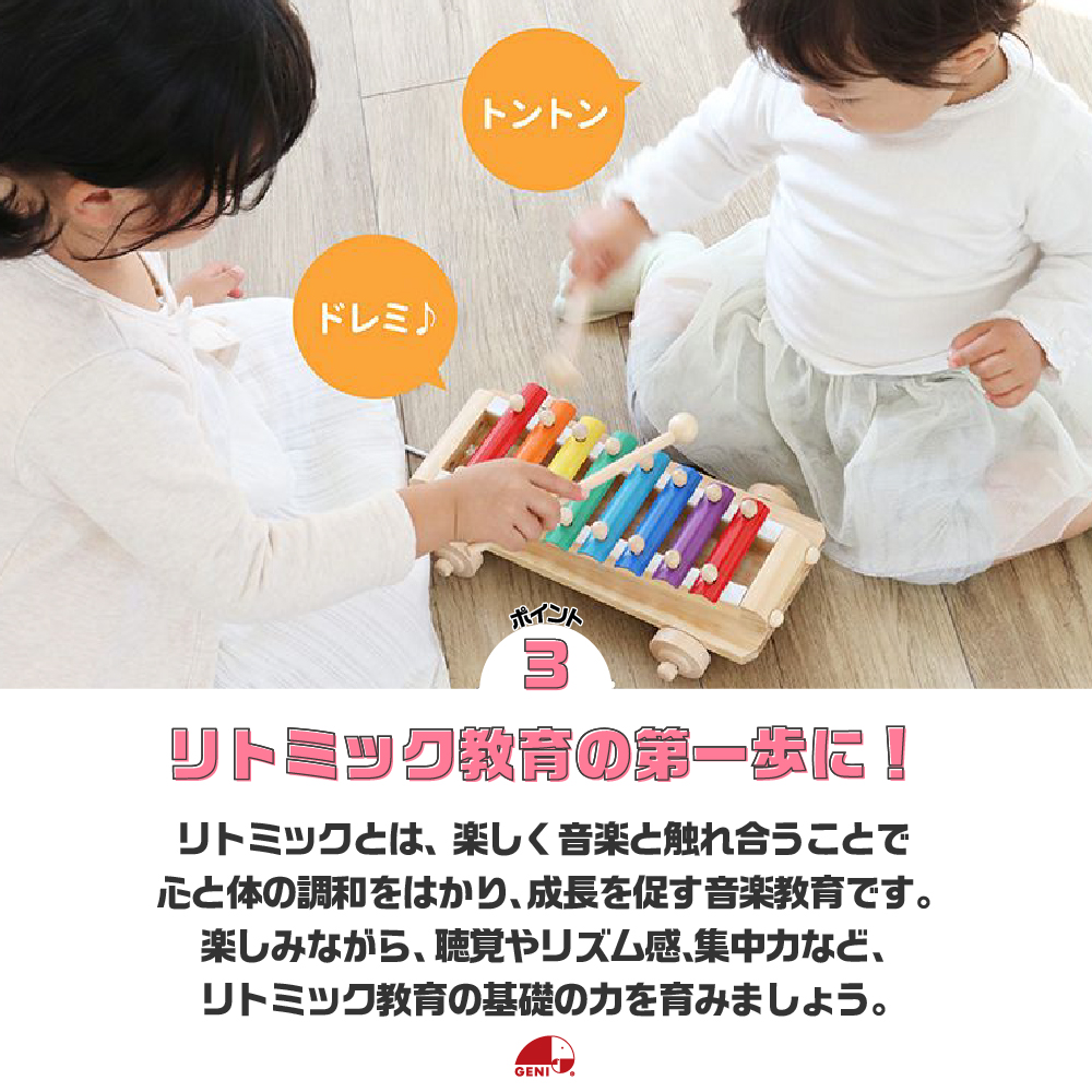 楽器おもちゃ 2歳 知育玩具 3歳 男の子 女の子 プレゼント 出産祝い クリスマス 鉄琴 シロフォンカー カラフル 音 エドインター