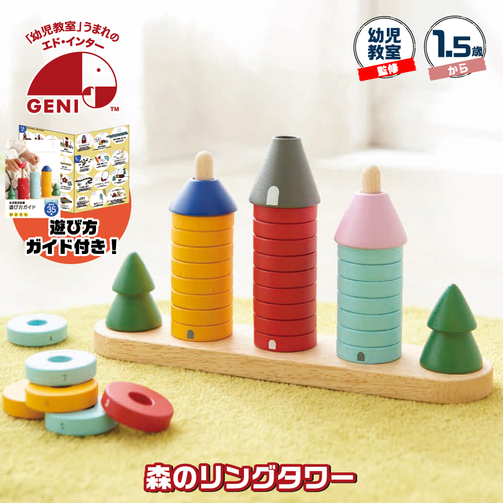 エド・インター（Ed・Inter） 赤ちゃん おもちゃ 積み木 知育玩具 1歳