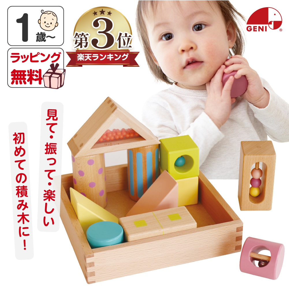 ドクスピール HABA 積み木　直方体　木製ケース付き　知育　おもちゃ　つみき エド・インター（Ed・Inter） お片付袋付 木のおもちゃ 積み木 1歳