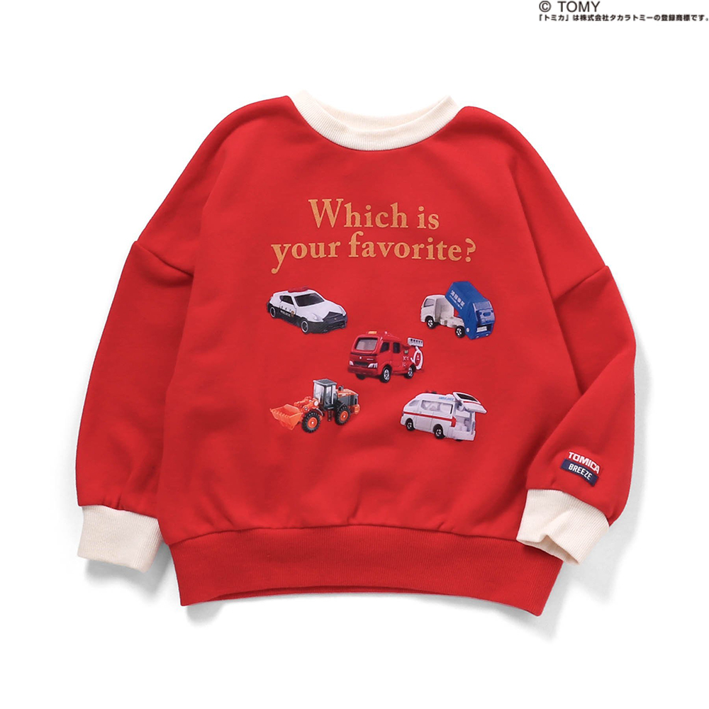 トミカ 服 トレーナー キッズ ブリーズ 子供服 男の子 女の子 クリスマス 秋 冬 グッズ breeze ジュニア 子供 130cm 120 110 100 スウェット 子ども 爆買 | BREEZE | 05