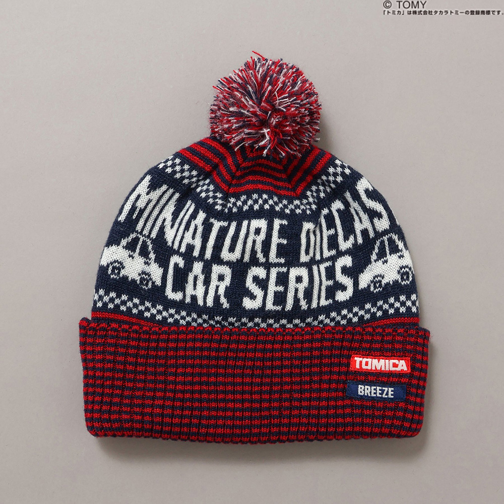 BREEZE（ブリーズ） ニット帽 キッズ トミカ 子供 男の子 女の子 車 秋