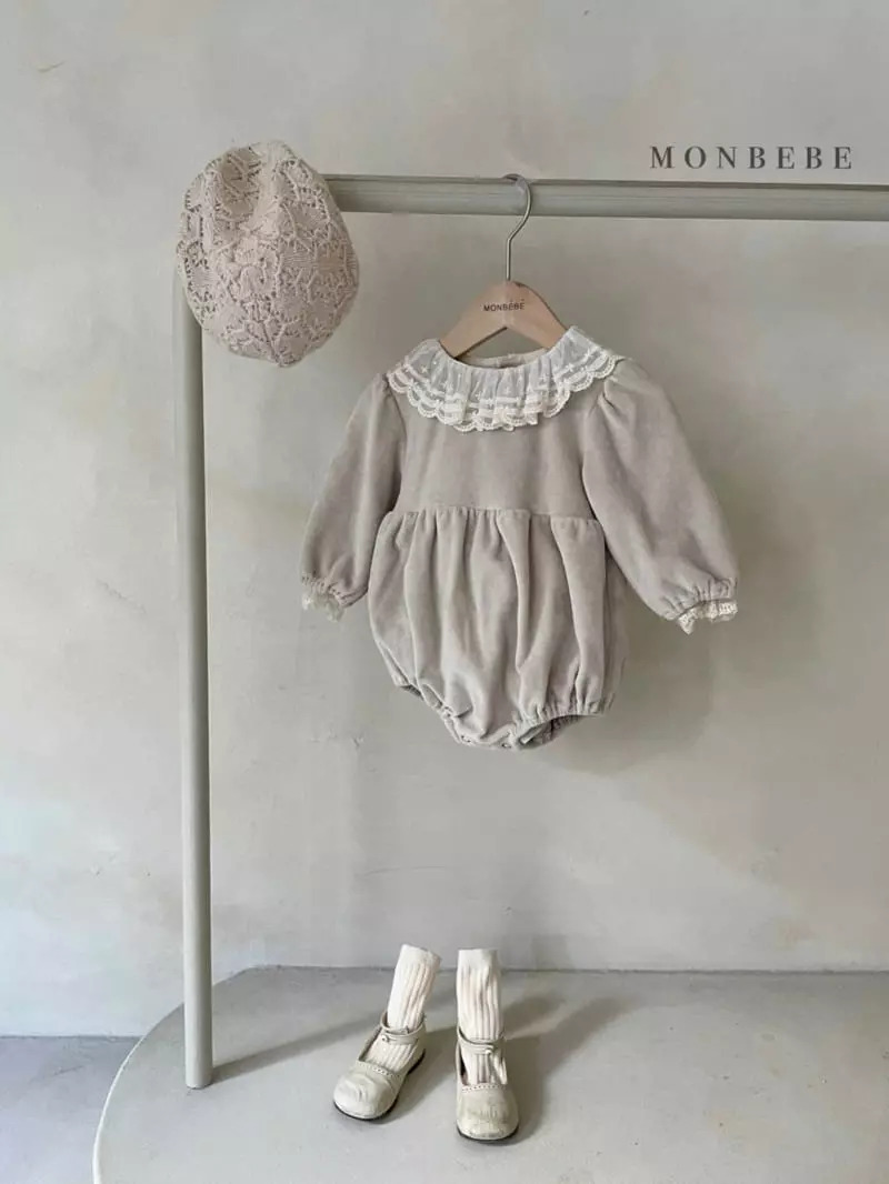 韓国子ども服 女の子 子供服 韓国 ベロア ワンピース ドレス monbebe 送料無料 正規輸入品