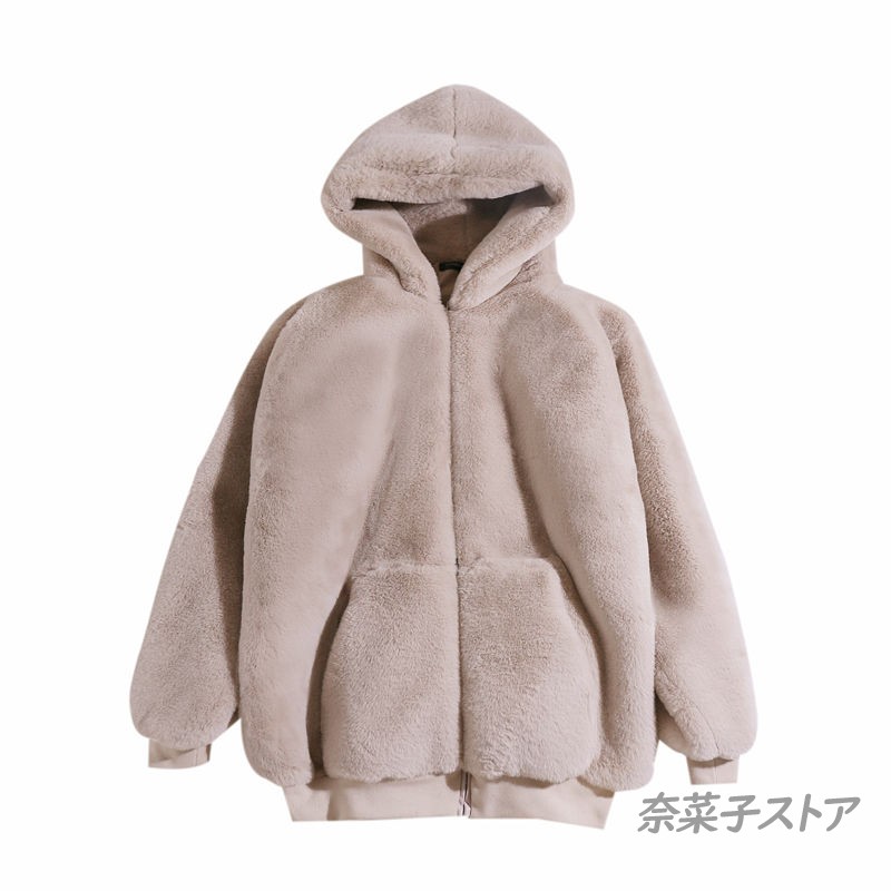 タグ付き新品未使用❣️フィラ　ふわモコ♡フェイクファースコート　Mサイズ フェイクファー ロングコート Koko Oversized Faux Fur Coat