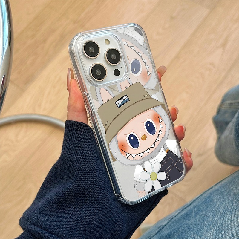 ラブブ iphoneケース 透明な iphone16 iphone15軟殻 グッズ 携帯