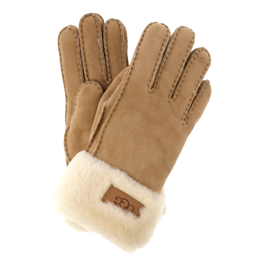 限定出品タグ付未使用❣️ UGG Australia❣️アグオーストラリア❣️手袋　M アグ 手袋 レディース ブランド UGG TURN CUFF GLOVE ロゴ 17369 小物