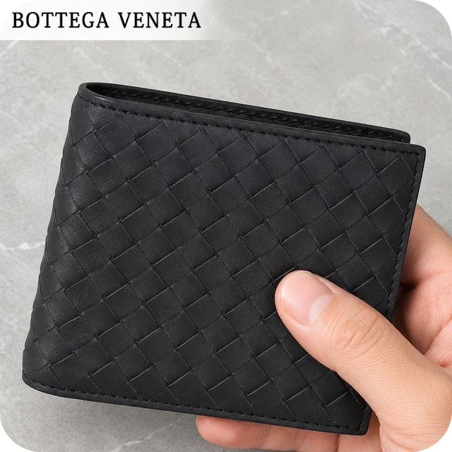 BOTTEGA VENETA（ボッテガ・ヴェネタ） 二つ折り財布 コンパクト