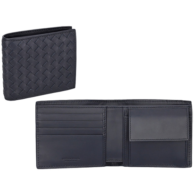 BOTTEGA VENETA（ボッテガ・ヴェネタ） 二つ折り財布 コンパクト
